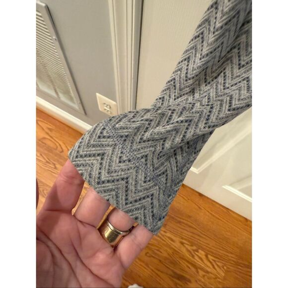 Smartwool Gray Chevron Stripe 250 Merino Base Layer Top sz XL NWOT - Picture 3 of 7
